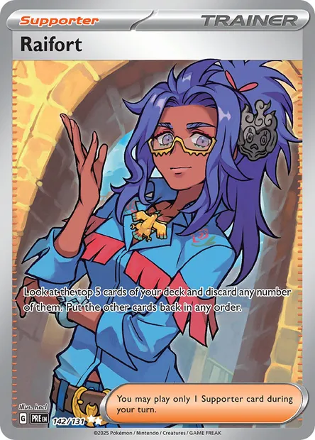 Raifort, Pokémon card PRE 142 — Prismatic Evolutions set