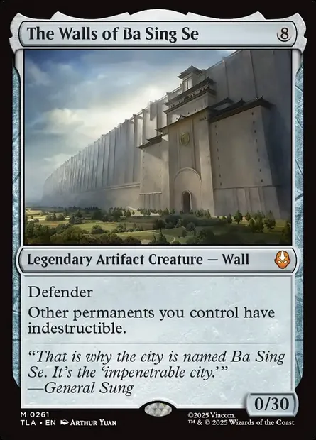 The Walls of Ba Sing Se, Magic card TLA 261 — Avatar: The Last Airbender set