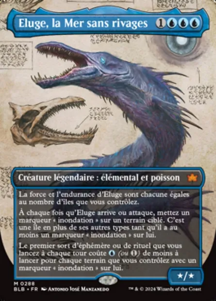 Eluge, la Mer sans rivages, carte Magic BLB 288 — extension Bloomburrow