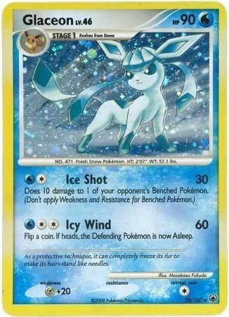 Glaceon Lv.46, carte Pokémon TDX 020-6 — extension Theme Deck & Blisters Exclusives