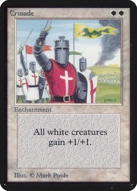 Crusade, Magic card LEA 16 — Limited Edition Alpha set