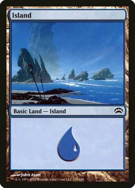 Island, Magic card PC2 137 — Planechase 2012 set