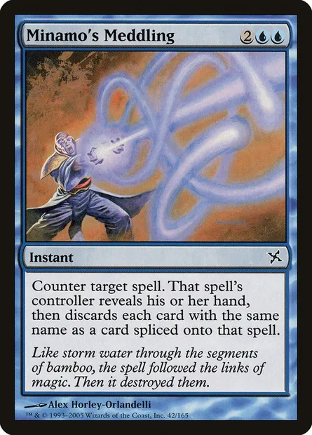 Minamo's Meddling, Magic card BOK 42 — Betrayers of Kamigawa set