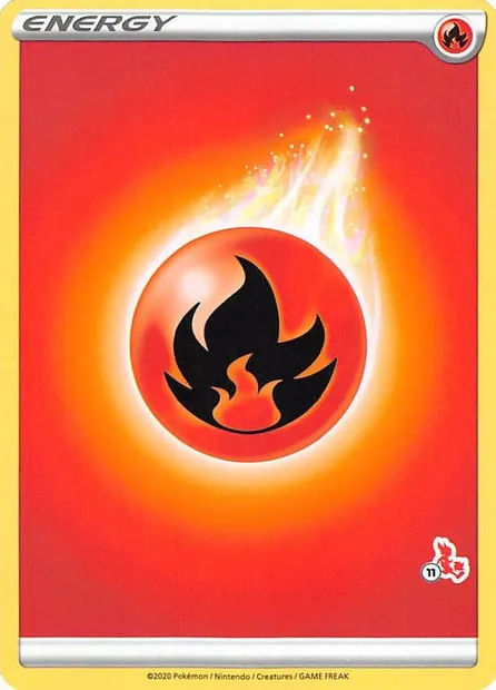 Énergie Feu, carte Pokémon BA22 ct302830 — extension Battle Academy 2022