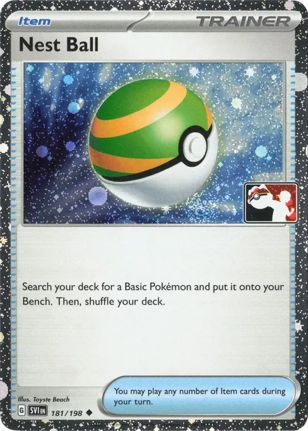 Faiblo Ball, carte Pokémon PPS 181-5 — extension Play! Pokémon Prize Pack Series