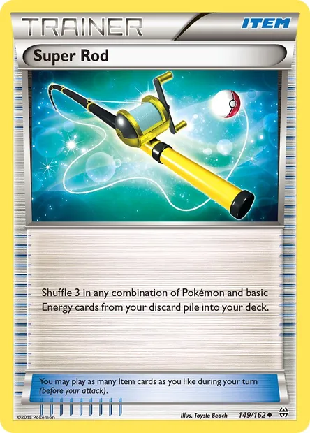 Super Rod, Pokémon card BKT 149 — BREAKthrough set