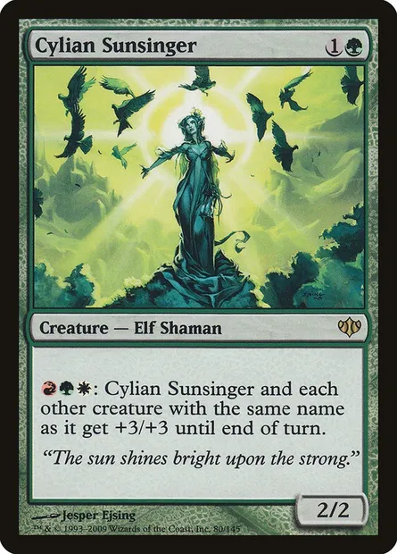 Cylian Sunsinger, Magic card CON 80 — Conflux set