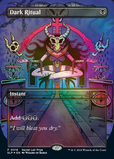 Dark Ritual, Magic card SLP 16 — Secret Lair Promo set