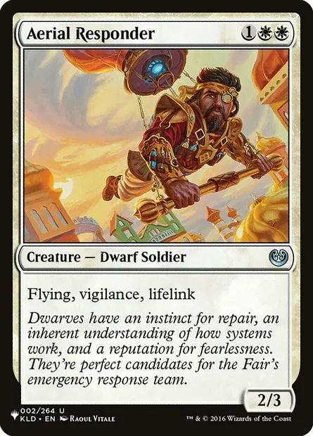 Aerial Responder, Magic card PLST KLD-2 — The List set