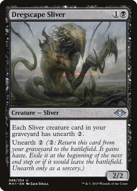 Dregscape Sliver, Magic card MH1 88 — Modern Horizons set