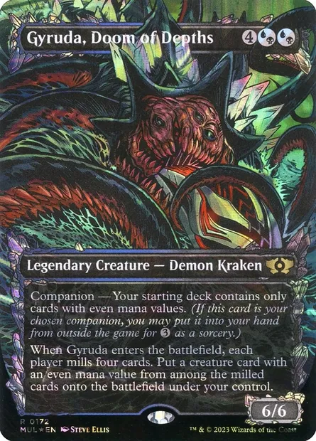 Gyruda, Doom of Depths, Magic card MUL 172 — Multiverse Legends set