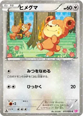 Teddiursa, carte Pokémon SC 015 — extension Shiny Collection