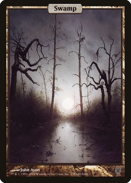Swamp, Magic card UNH 138 — Unhinged set
