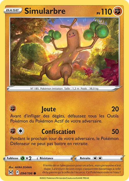 Simularbre, carte Pokémon LOR 094 — extension Origine Perdue