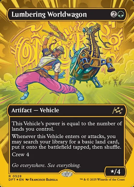 Lumbering Worldwagon, Magic card DFT 528 — Aetherdrift set