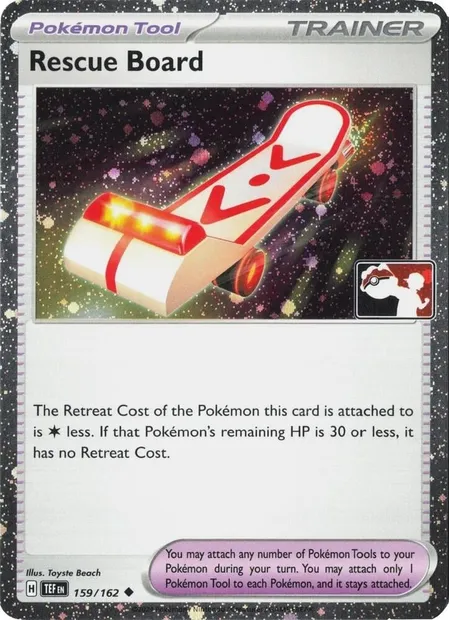 Rescue Board, Pokémon card PPS 159-9 — Play! Pokémon Prize Pack Series set