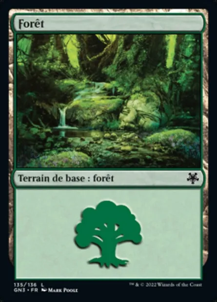 Forêt, carte Magic GN3 135 — extension Game Night: Free-for-All