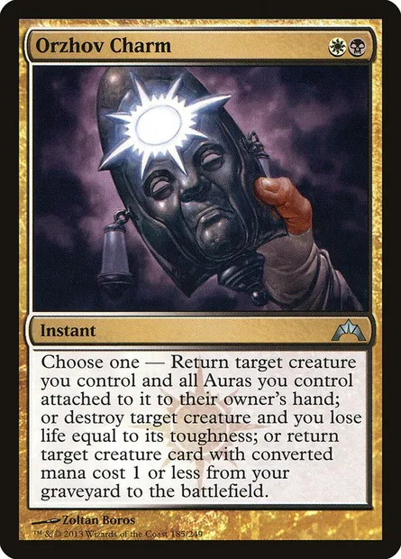 Orzhov Charm, Magic card GTC 185 — Gatecrash set