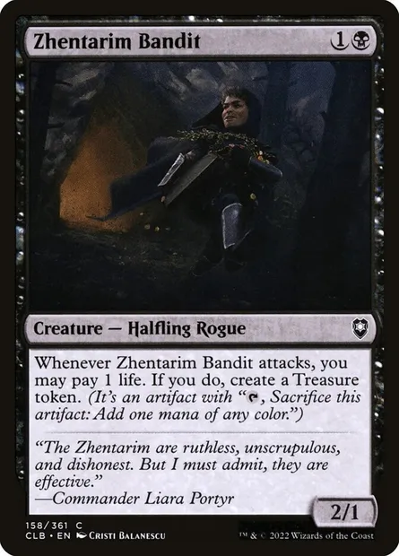 Zhentarim Bandit, Magic card CLB 158 — Commander Legends: Battle for Baldur's Gate set