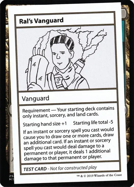 Ral's Vanguard, Magic card CMB2 1 — Mystery Booster Playtest Cards 2021 set