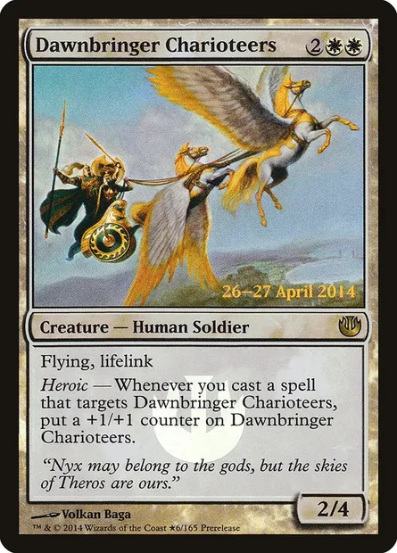 Dawnbringer Charioteers, Magic card PJOU 6★ — Journey into Nyx Promos set