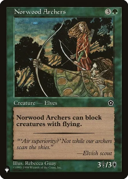 Norwood Archers, Magic card P 02-136 — The List set