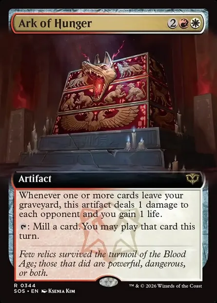 Ark of Hunger, Magic card SOS 344 — Secrets of Strixhaven set