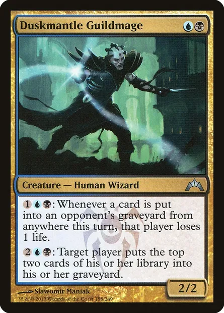 Duskmantle Guildmage, Magic card GTC 158 — Gatecrash set