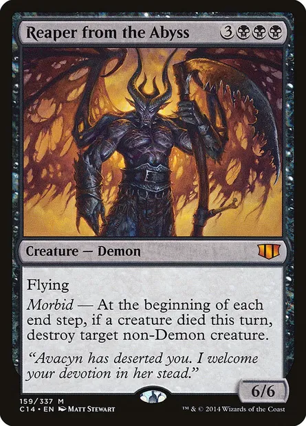 Reaper from the Abyss, Magic card C14 159 — Commander 2014 set