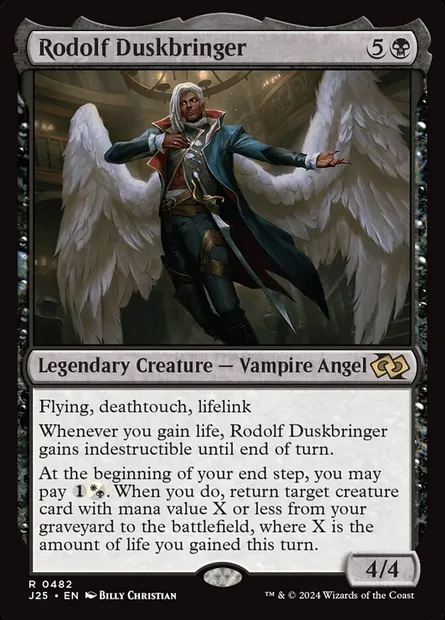 Rodolf Duskbringer, Magic card J25 482 — Foundations Jumpstart set
