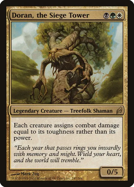 Doran, the Siege Tower, Magic card LRW 247 — Lorwyn set