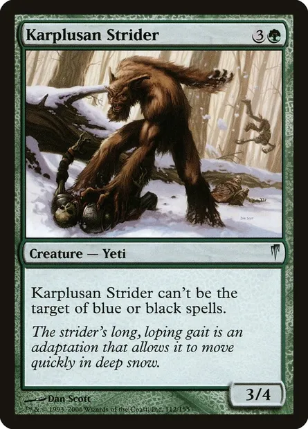 Enjambeur karpluséan, carte Magic CSP 112 — extension Souffle glaciaire