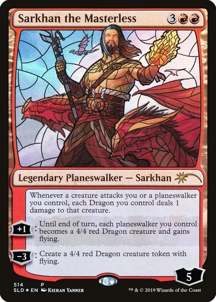 Sarkhan the Masterless, Magic card SLD 514 — Secret Lair Drop set