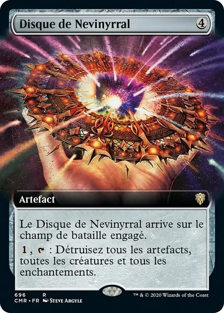 Disque de Nevinyrral, carte Magic CMR 696 — extension Commander Legends