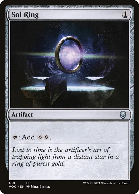 Sol Ring, Magic card VOC 168 — Crimson Vow Commander set