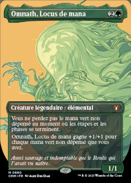 Omnath, Locus de mana, carte Magic CMM 680 — extension Commander Masters