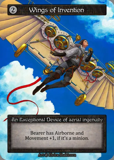 Wings of Invention, carte Sorcery BET 341 — extension Beta