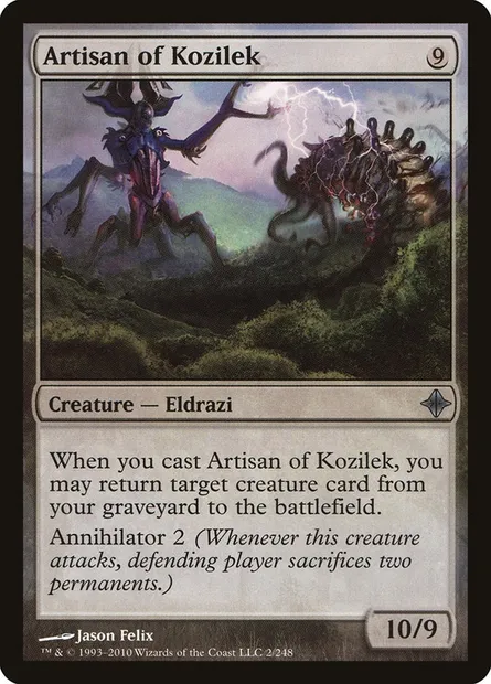 Artisan of Kozilek, Magic card ROE 2 — Rise of the Eldrazi set