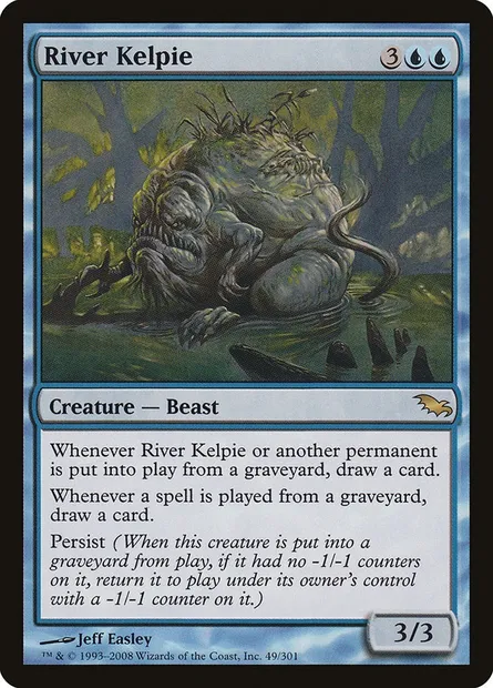 River Kelpie, Magic card SHM 49 — Shadowmoor set