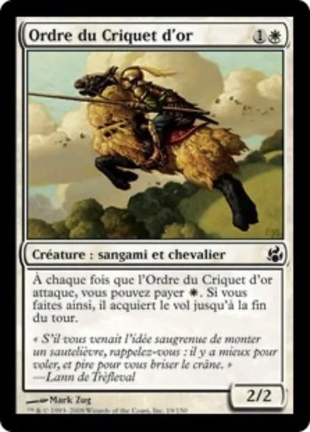 Ordre du Criquet d'or, carte Magic MOR 19 — extension Leveciel
