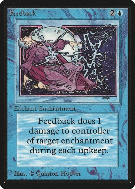 Rétroaction, carte Magic LEB 58 — extension Limited Edition Beta