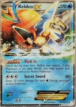 Keldeo ex, Pokémon card WCD13 049 — World Championship Decks 2013 set