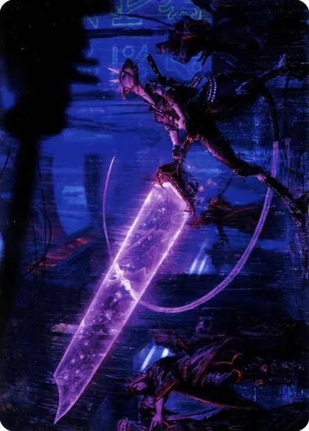 Enormous Energy Blade // Enormous Energy Blade, carte Magic ANEO 16 — extension Neon Dynasty Art Series