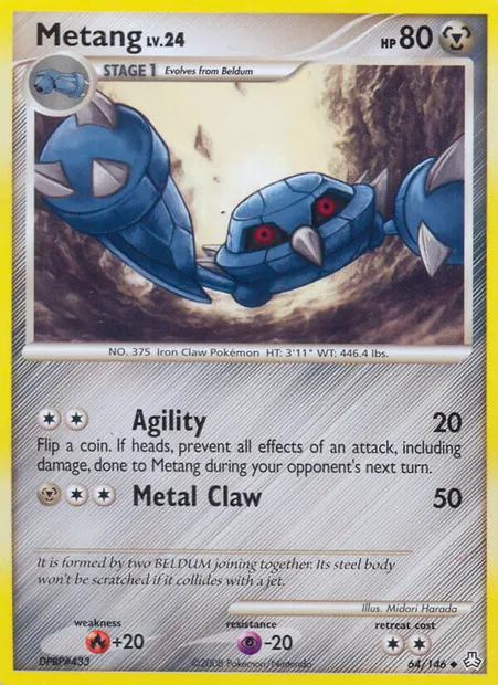 Metang, Pokémon card LA 64 — Legends Awakened set