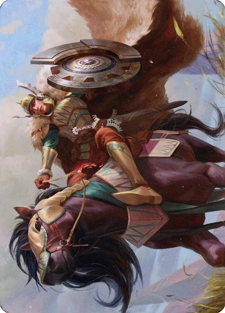 Knight of Dawn's Light // Knight of Dawn's Light, Magic card ADMU 10 — Dominaria United Art Series set