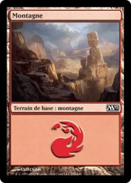 Montagne, carte Magic M13 242 — extension Magic 2013