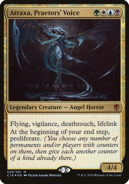 Atraxa, Praetors' Voice, Magic card OC16 28 — Commander 2016 Oversized set