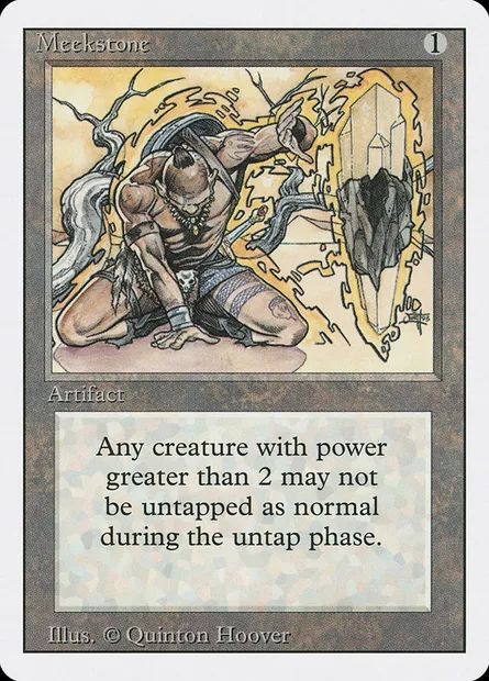 Meekstone, Magic card 3ED 264 — Revised Edition set