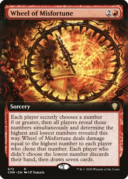 Wheel of Misfortune, Magic card CMR 672 — Commander Legends set