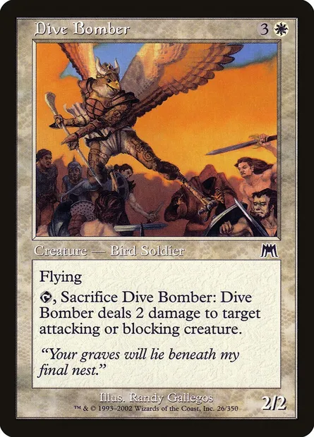 Dive Bomber, Magic card ONS 26 — Onslaught set